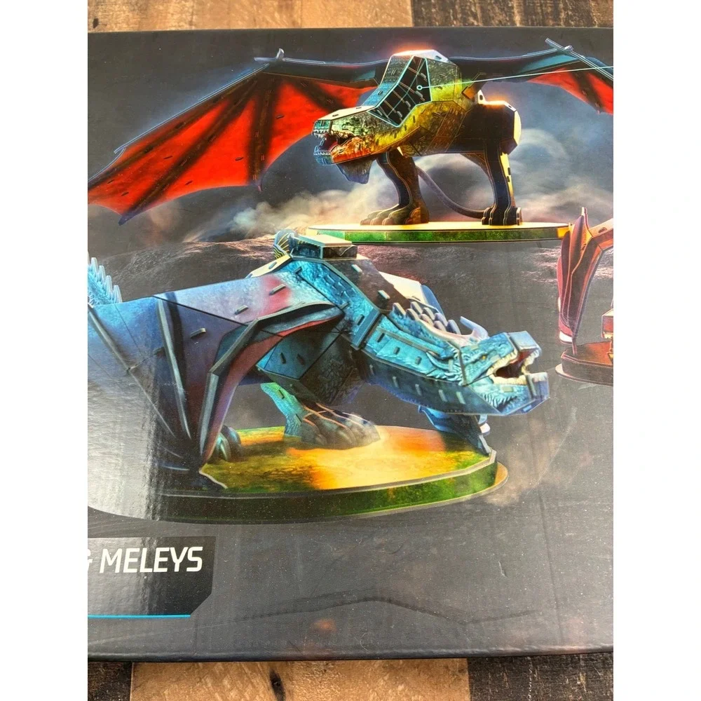 4D Build House of the Dragon 3D Puzzle Model Kit Seasmoke Vhagar Meleys 350 Pcs